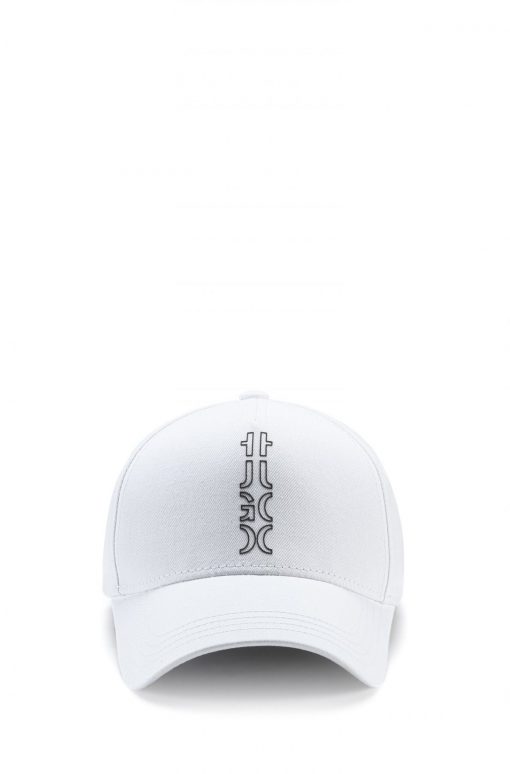Hugo Boss Cropped Logo Cap White