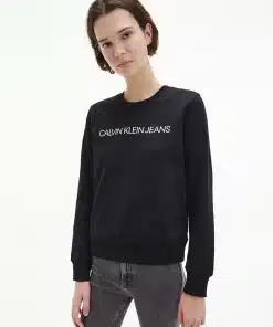 Calvin Klein Institutional Logo Sweatshirt Black