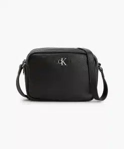 Calvin Klein Double Zip Crossbody Bag Black