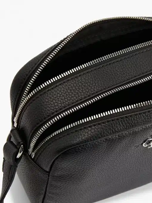 Calvin Klein Double Zip Crossbody Bag Black