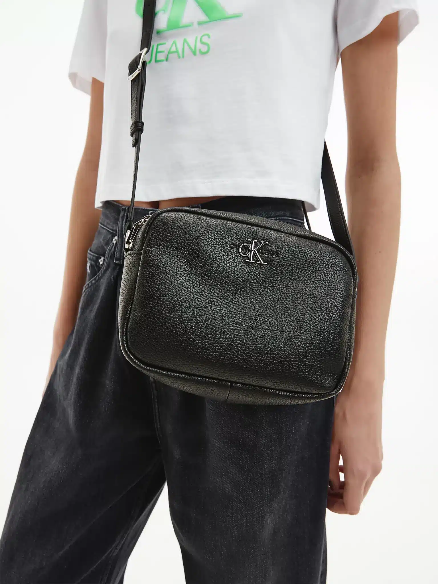 Calvin klein crossbody double sale