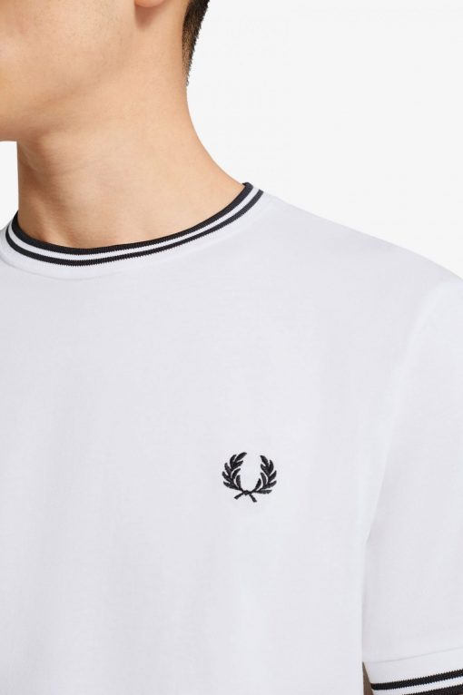 Fred Perry Twin Tipped T-shirt White