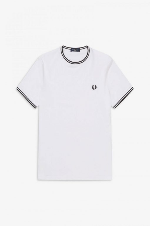 Fred Perry Twin Tipped T-shirt White
