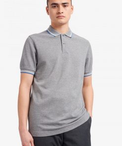 Fred Perry M3600 Pique Steel Marl