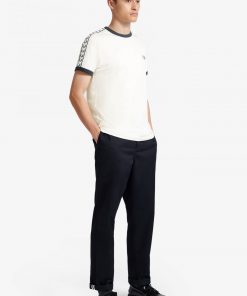 Fred Perry Taped Ringer T-Shirt Snow White