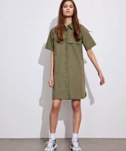 Envii Enwheat Dress Deep Lichen Green