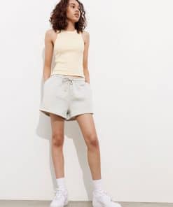 Envii Entansy Shorts Logo Light Grey Melange