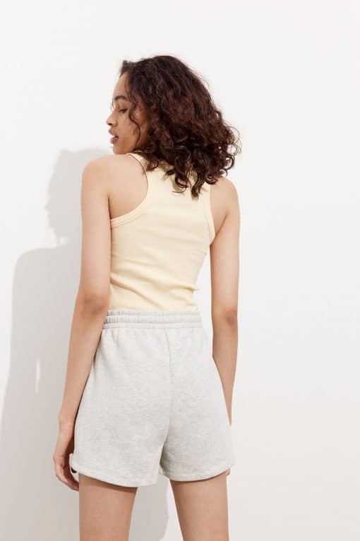 Envii Entansy Shorts Logo Light Grey Melange