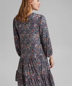 Esprit LENZING™ ECOVERO™ Dress Navy