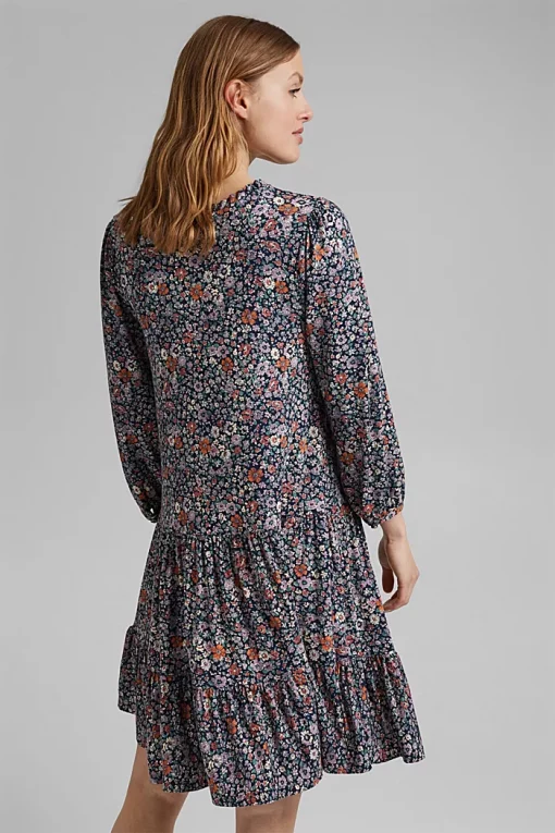 Esprit LENZING™ ECOVERO™ Dress Navy