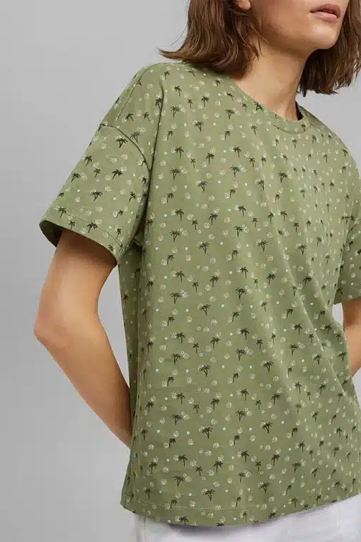 Esprit Organic Cotton T-shirt Light Khaki