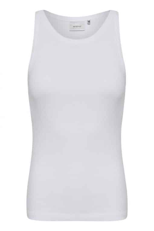 Gestuz Rollagz Jersey Top White