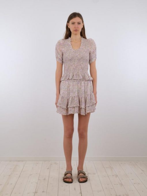 Fari Flowy Flower Blouse Creme