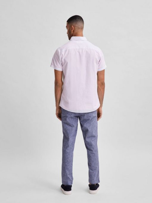 Selected Homme Classic Linen Shirt White