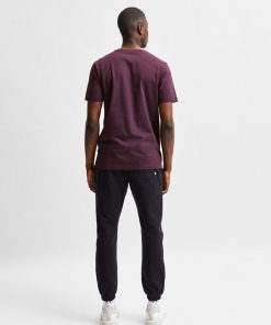 Selected Homme Norman Stripe T-shirt Winetasting