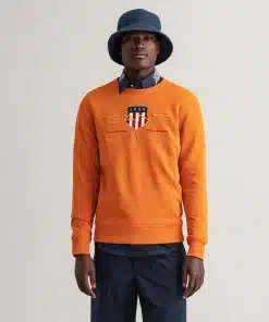 Gant Archive Shield C-Neck Savannah Orange