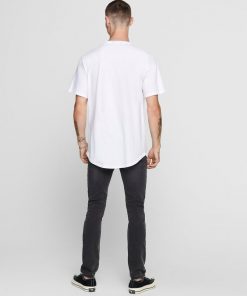 Only & Sons Matt Longy T-shirt White