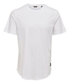 Only & Sons Matt Longy T-shirt White