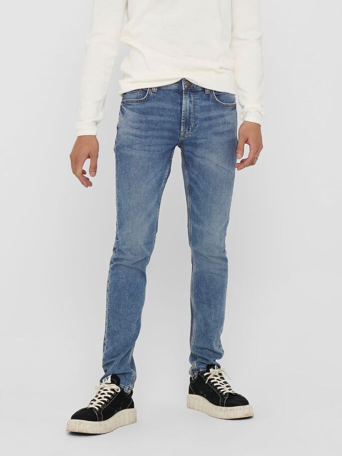 Buy Only & Sons Loom Slim Fit Blue Denim - Scandinavian