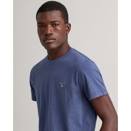 Gant The Original T-Shirt Dk Jeansblue Melange