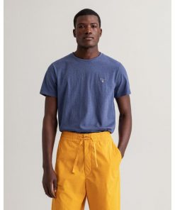 Gant The Original T-Shirt Dk Jeansblue Melange