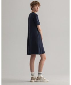 Gant Woman A-Line Jersey Dress Evening Blue