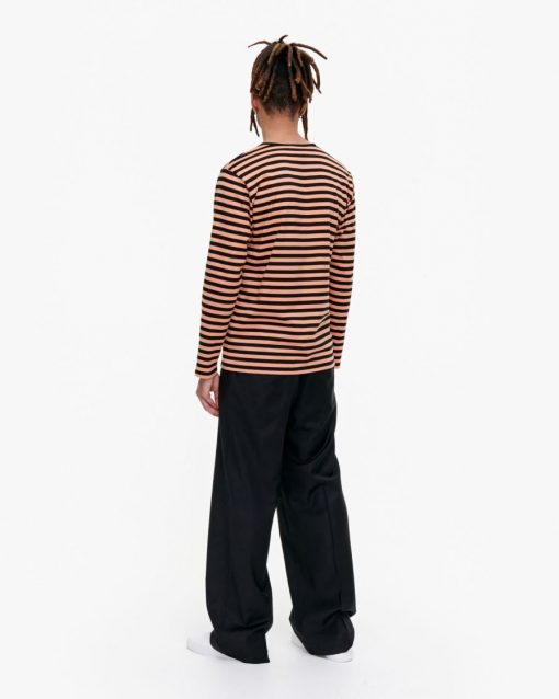 Marimekko Pitkähiha Tasaraita T-Shirt Brown