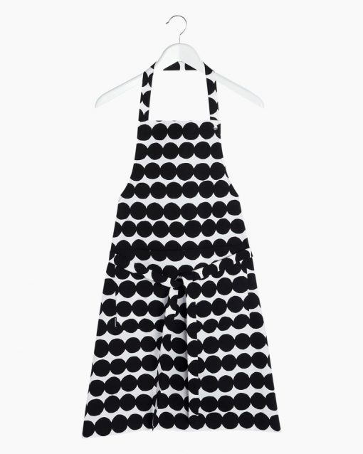 Marimekko Räsymatto Esiliina Black/White