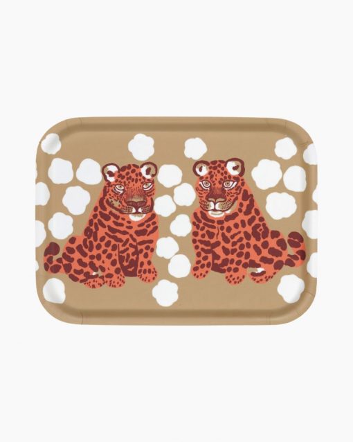 Marimekko Kaksoset Tray 27 x 20 cm Brown
