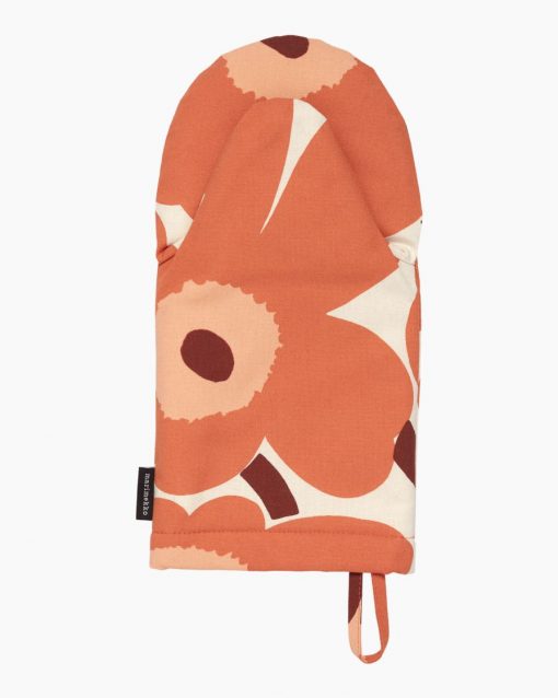 Marimekko Pieni Unikko Oven Mitten Orange