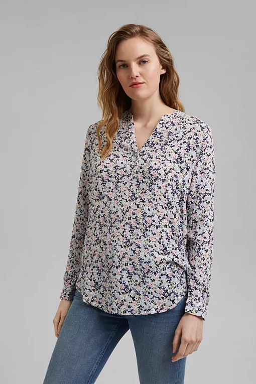 Esprit LENZING™ ECOVERO™ Blouse Off White