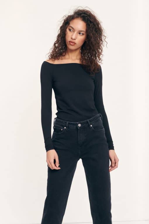Samsoe & Samsoe Nana Long Sleeve T-shirt Black