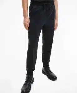 Calvin Klein Micro Branding Joggers Black