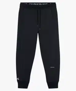 Calvin Klein Micro Branding Joggers Black
