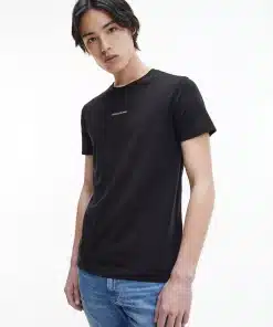 Calvin Klein Micro Branding T-shirt Black