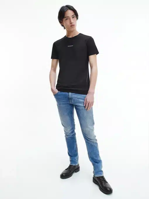 Calvin Klein Micro Branding T-shirt Black