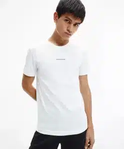 Calvin Klein Micro Branding T-shirt Bright White