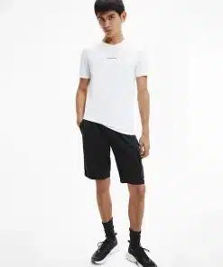 Calvin Klein Micro Branding T-shirt Bright White