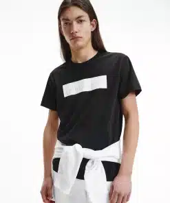 Calvin Klein Blocking Logo Tee Black