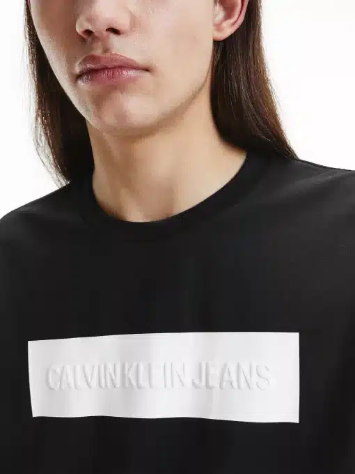 Calvin Klein Blocking Logo Tee Black