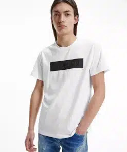 Calvin Klein Blocking Logo Tee Bright White
