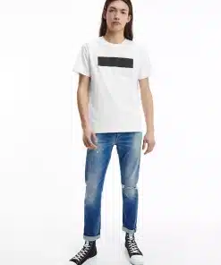 Calvin Klein Blocking Logo Tee Bright White