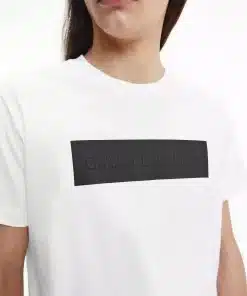 Calvin Klein Blocking Logo Tee Bright White