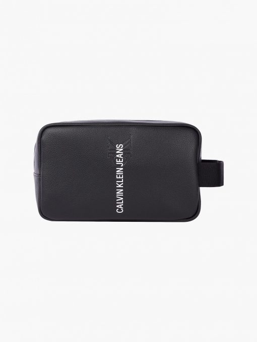 Calvin Klein Logo Washbag Black