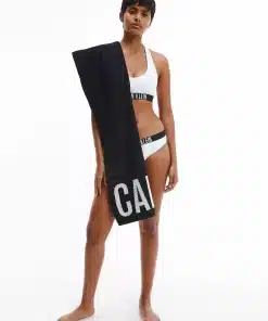 Calvin Klein Beach Towel Black