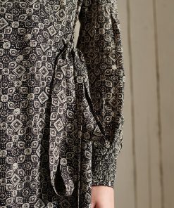 Superdry Bohemian Wrap Dress Black Print