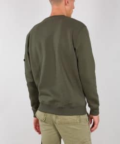 Alpha Industries 3D Logo Sweater Dark Olive