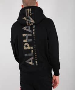 Alpha Industries Back Print Hoody Camo Print
