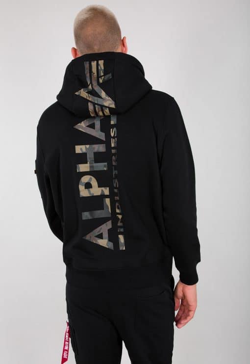 Alpha Industries Back Print Hoody Camo Print