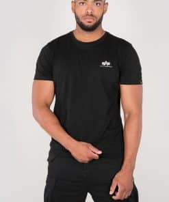 Alpha Industries Basic T Small Logo Black